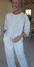 SOLIE sponge sweatshirt soft grey