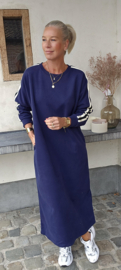 TILLY maxi sweatshirt dress navy