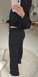 JUNA jogger sweat pants black