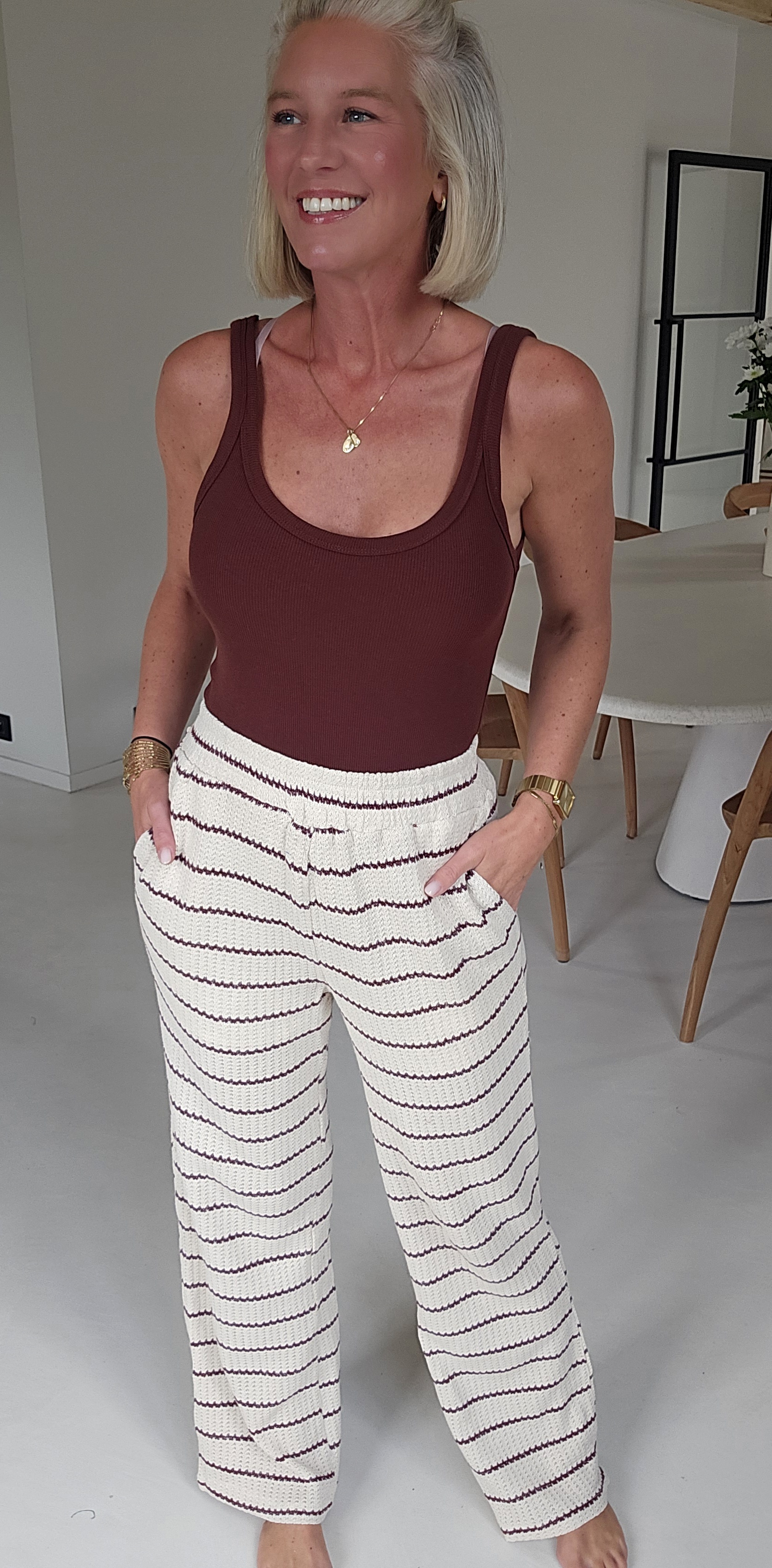 LINDIE crochet pants