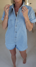 JINA jeans playsuit blue