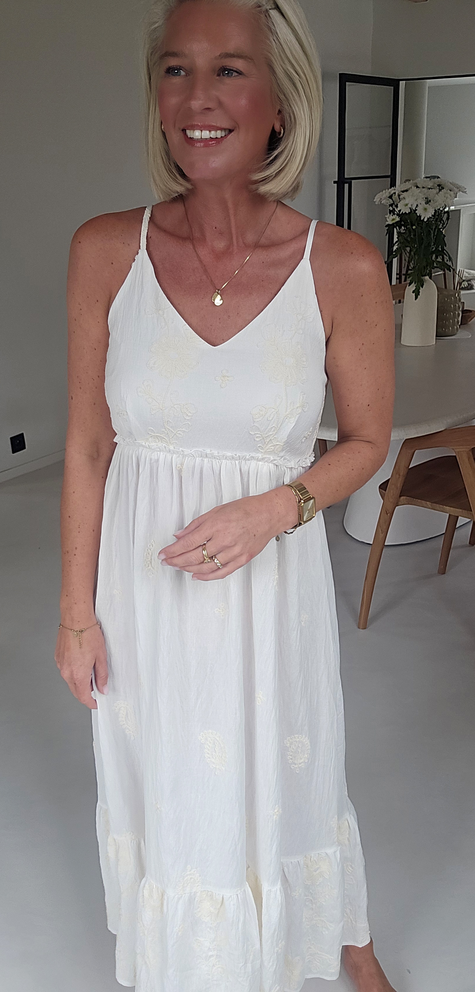FELICE maxi embrodered dress