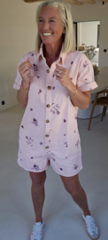 JONI jeans playsuit pink
