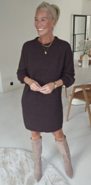SELMA knit dress chocolat