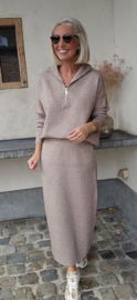 JESS knit set taupe