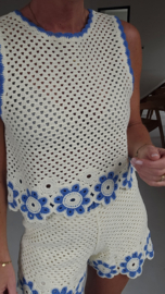 IVY crochet set blue