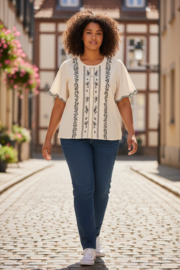 SOFIA cotton blouse curve