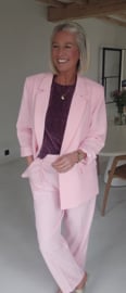 CECILIA suit pants pastel pink