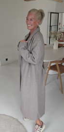 CARA maxi coat taupe