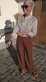 RIVIERA striped blouse