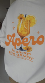 APERO  sweatshirt white