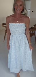 POLLINE maxi tetra bustier dress