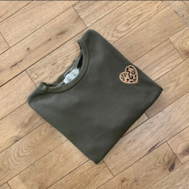 LEO LOVE sweatshirt khaki