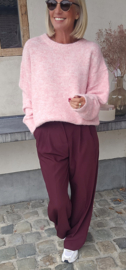 BEZIERS soft knit mêlee pink
