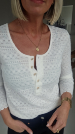 LIENE longsleeve lace white