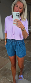 MIA short-sleeved shirt lilac