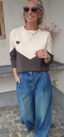 WINONA knit khaki ecru