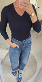 LOUISA barrel jeans mid blue