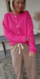 LIESJE cardigan fuschia