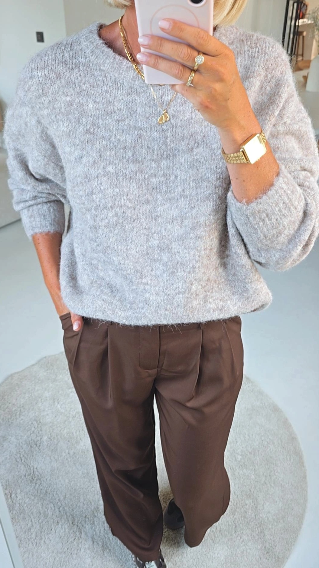 BEZIERS soft knit taupe