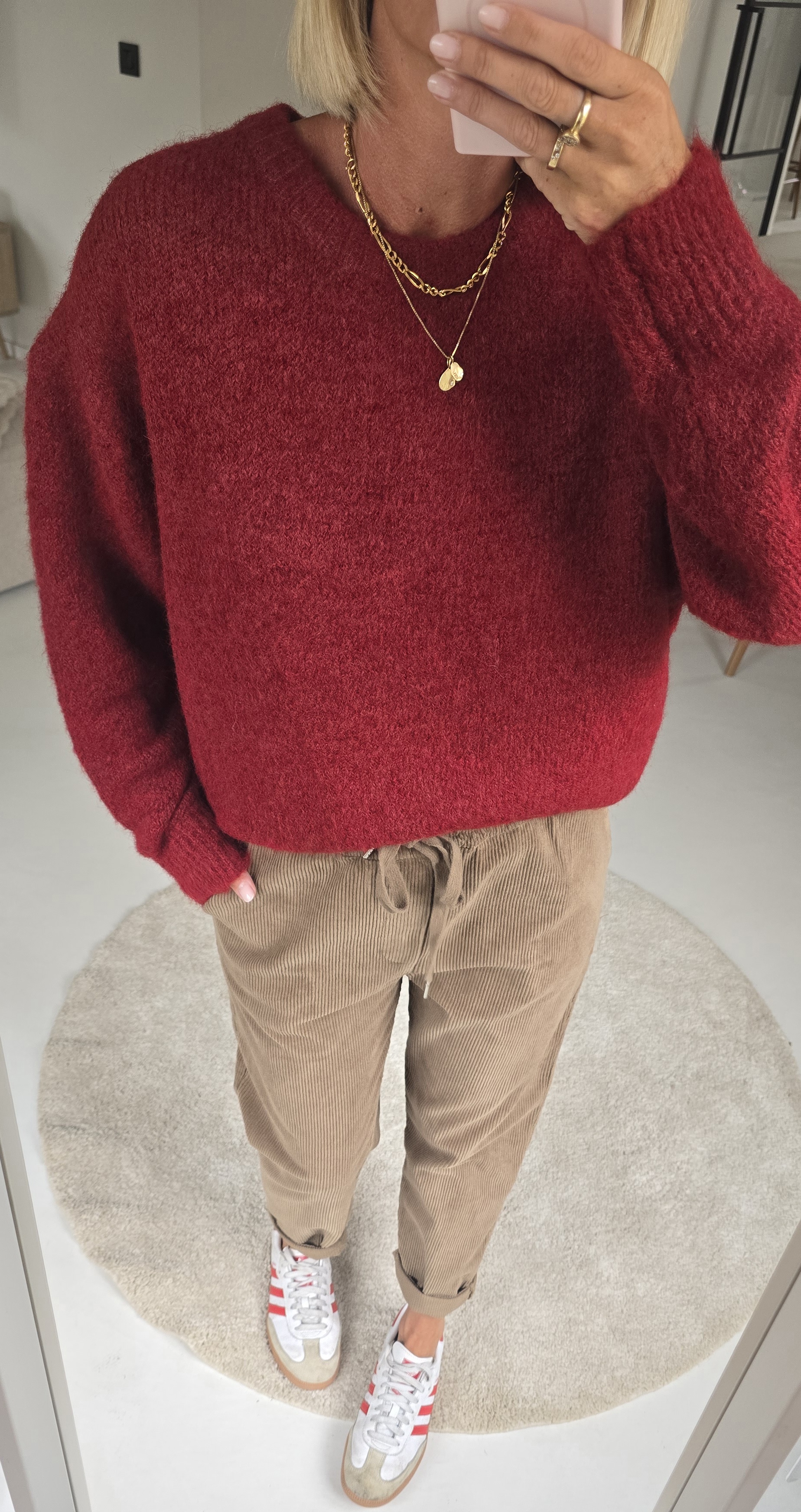 BEZIERS soft knit burgundy