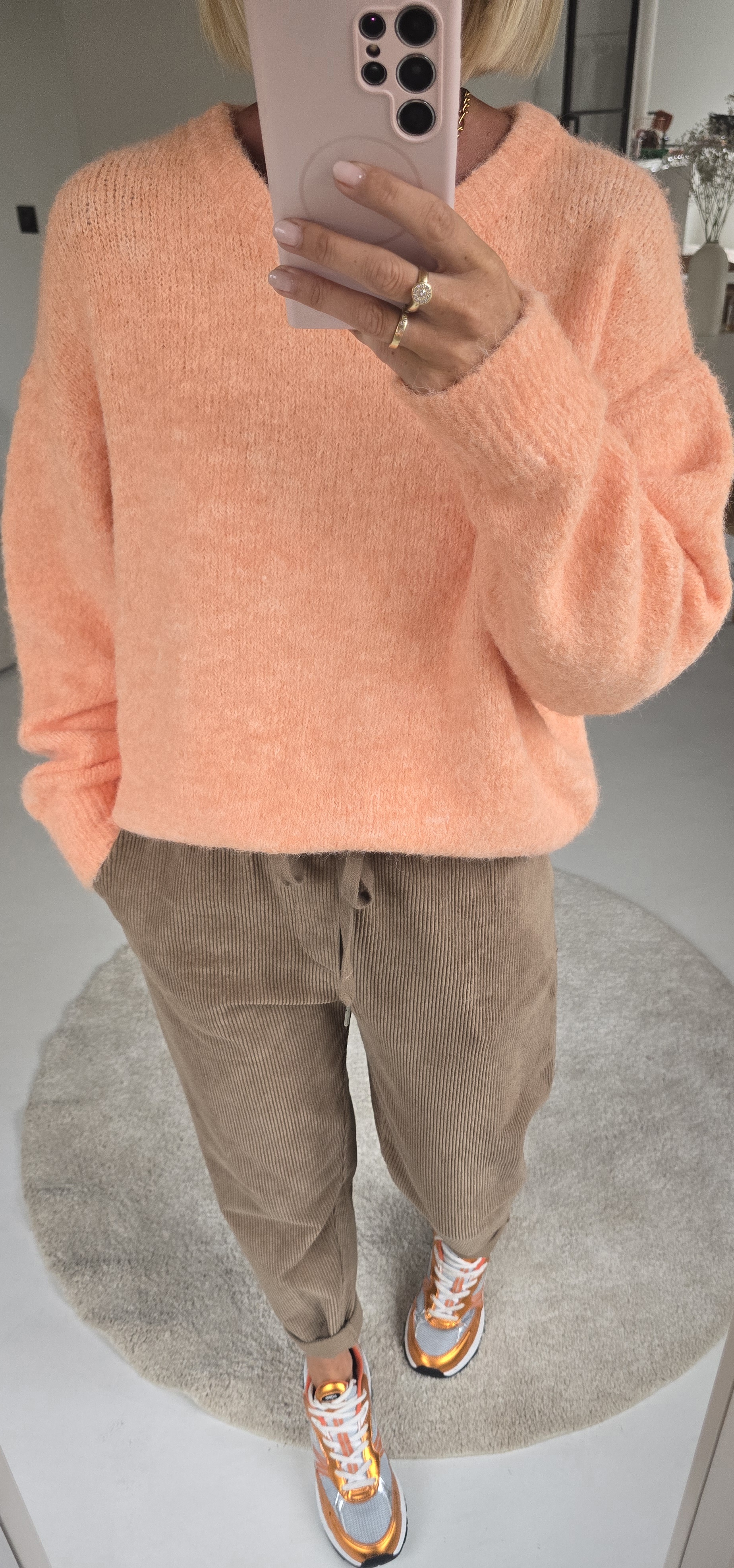 BEZIERS soft knit fresh peach