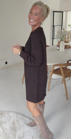 SELMA knit dress chocolat