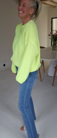 CHARLIZE supersoft knit neon yellow