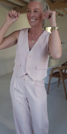 LISAN waistcoat soft pink