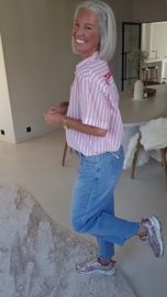 SEASIDE LOVERS short-sleeved shirt pink