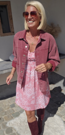 CERINNE viscose dress pink