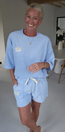 SISI terry set blue