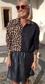 PAM pu skirt black