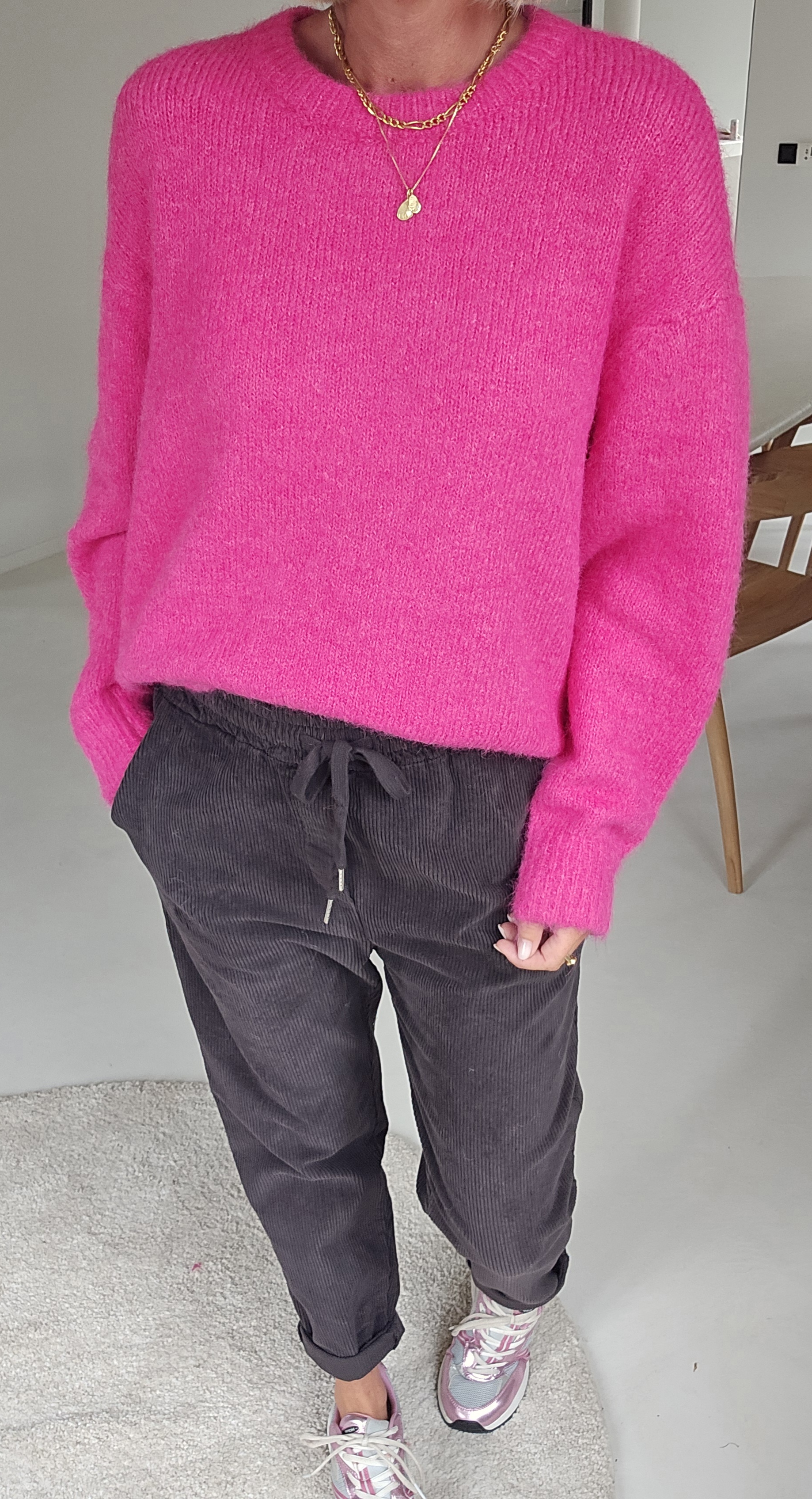 BEZIERS soft knit fuschia