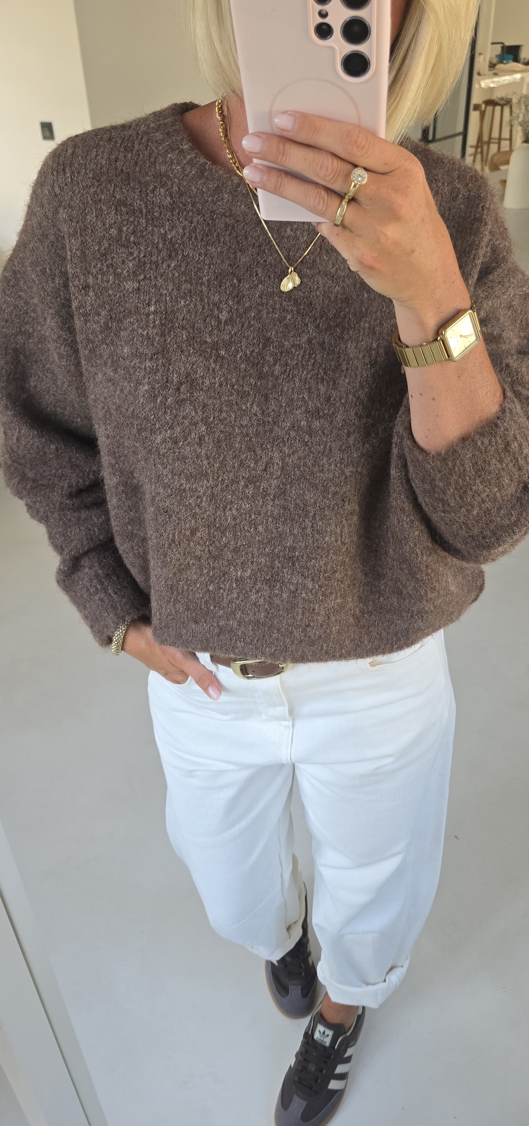 BEZIERS soft knit hazelnut