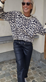 LEO sweatshirt black beige
