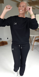 LOENA 2 jogger set black