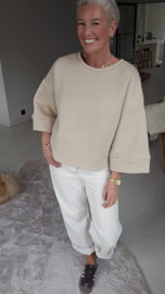 CLOUDY COURT sweatshirt beige