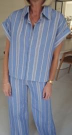 ELIZA striped pants blue (alleen broek!)