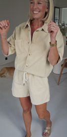 KAE jeans shorts beige