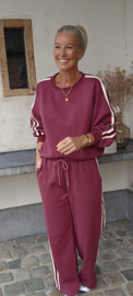 TILLY wide leg pants burgundy