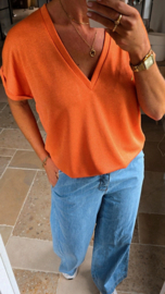 INA viscose tee orange