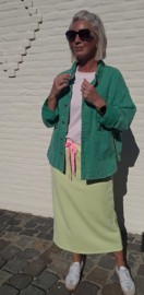 ELIE midi skirt neon green