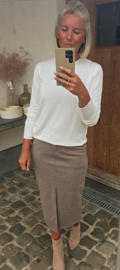 BASIC knit white
