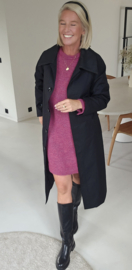 SELMA knit dress raspberry