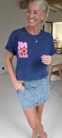 NO BAD DAYS T-shirt navy