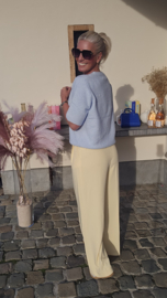 SUNLIT tailored pants soft yellow