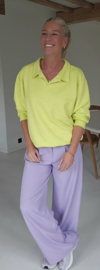 BENEDICTE loose wide leg pants lilac