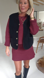BONITA knit set burgundy