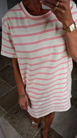 SALIA striped T-shirt dress